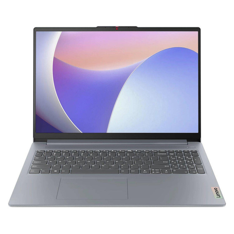 لپتاپ 15.6 اینچی لنوو مدل IdeaPad Slim 3 15IRU8، پردازنده Intel Core i3-1315U، رم 8 گیگابایت LPDDR5، حافظه SSD با ظرفیت 512 گیگابایت، نمایشگر مات Full HD، وبکم 720p