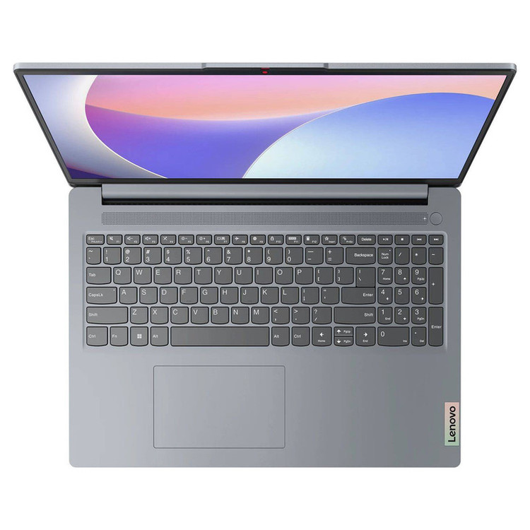 لپتاپ 15.6 اینچی لنوو مدل IdeaPad Slim 3 15IRU8، پردازنده Intel Core i3-1315U، رم 8 گیگابایت LPDDR5، حافظه SSD با ظرفیت 512 گیگابایت، نمایشگر مات Full HD، وبکم 720p