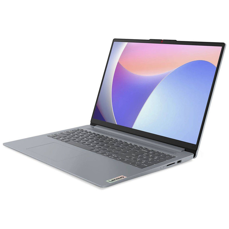 لپتاپ 15.6 اینچی لنوو مدل IdeaPad Slim 3 15IRU8، پردازنده Intel Core i3-1315U، رم 8 گیگابایت LPDDR5، حافظه SSD با ظرفیت 512 گیگابایت، نمایشگر مات Full HD، وبکم 720p